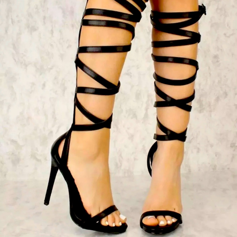 ❌❌❌SOLD❌❌❌NEW Gladiator Strappy Stiletto Heels